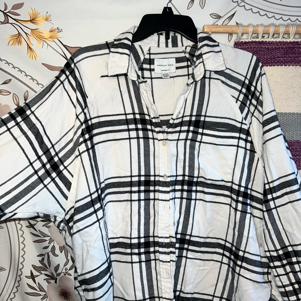 American Eagle oversized fit flannel